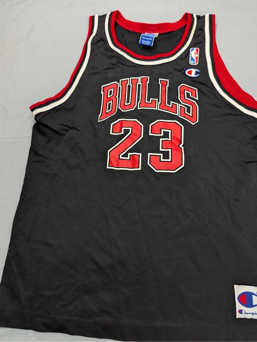 Chicago Bulls Michael Jordan Champion Jersey Black XL 18-20